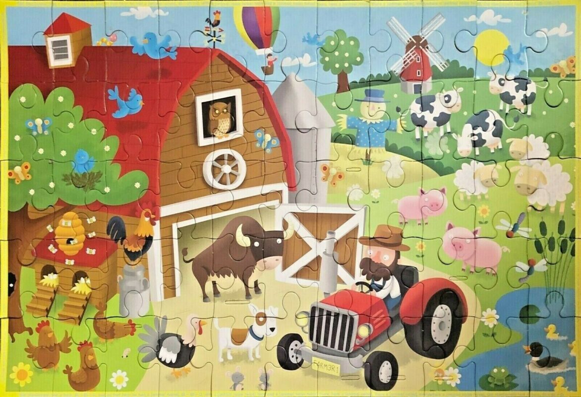Плакат ферма для детей