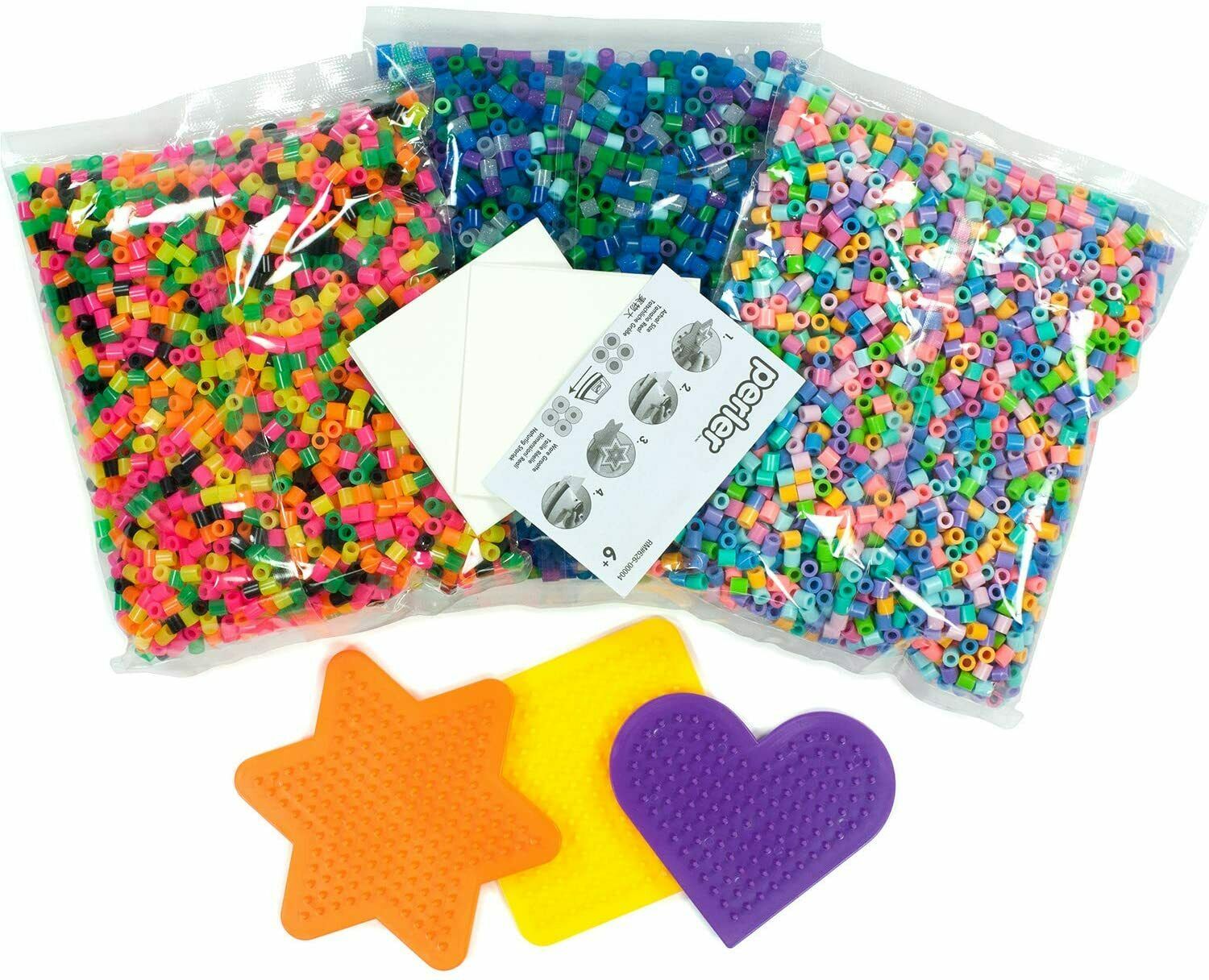 Color Splash Fuse Bead Bucket - 26,000 Beads in Assorted Colors