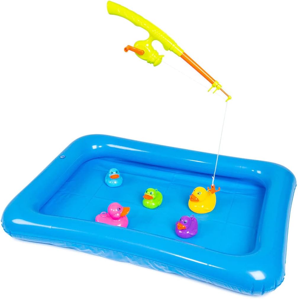Rainbow Hook A Duck Bath Time Fairground Fishing Game Toy