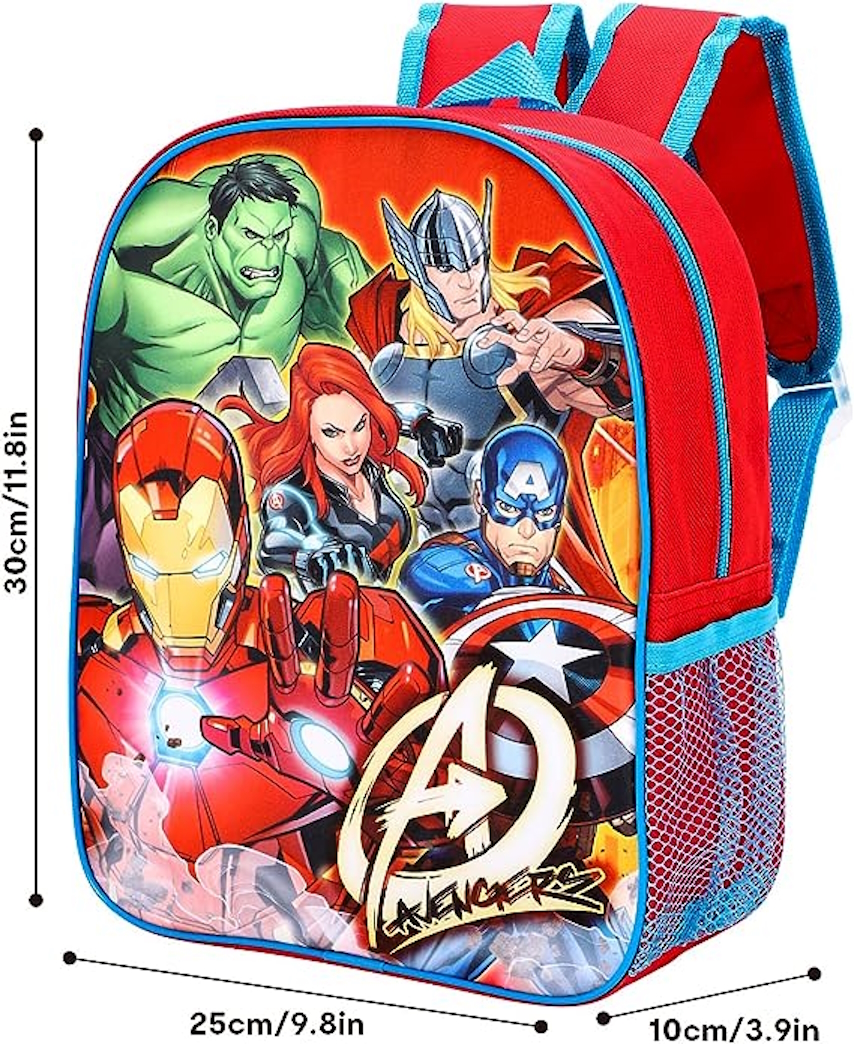 Marvel Avengers Kids Backpack Superhero School Ba